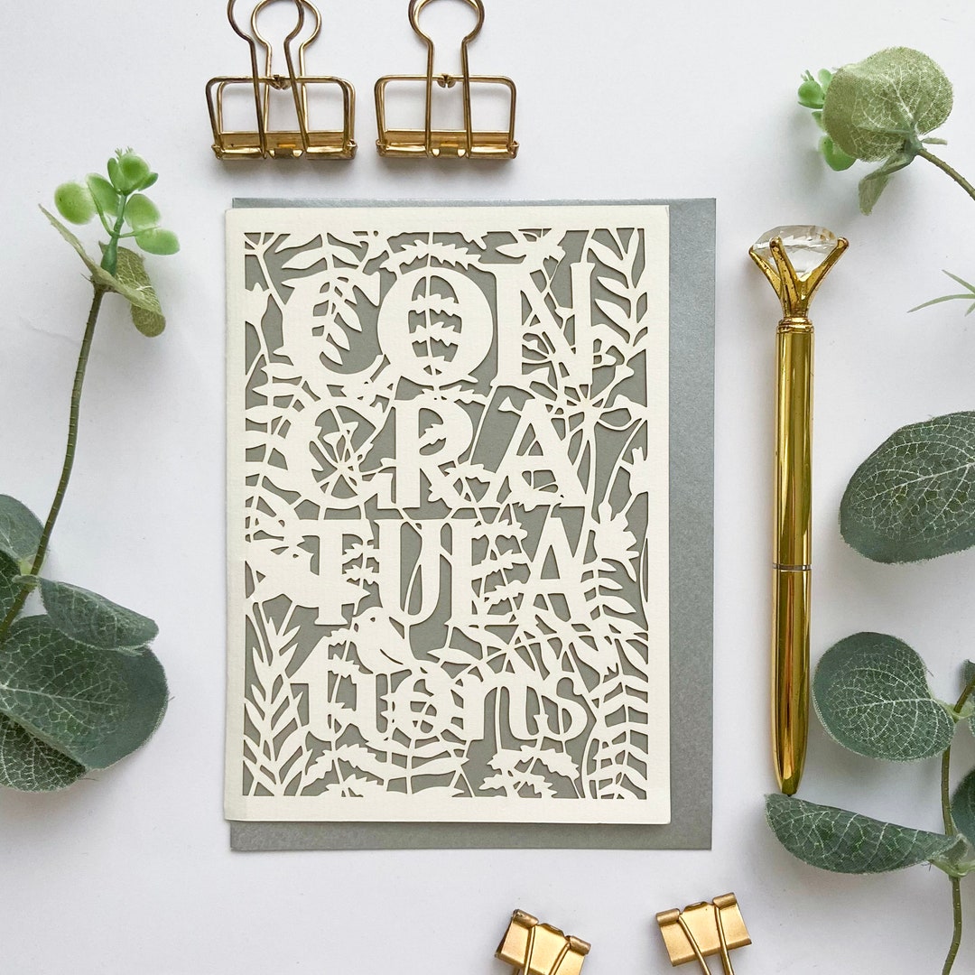 Congratulations Card Well Done You Card Congrats Card - Etsy