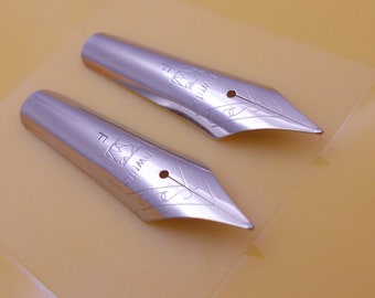 Set of 2 Kanwrite No.6 35mm Fine (F) Fountain Pen Nibs - SSF