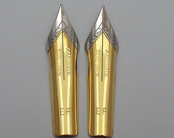 Set of 2 Kanwrite No.6 35mm Ultra Flex Ex. Fine (EF) Fountain Pen Nibs - TTF