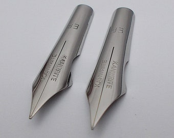 Set of 2 Kanwrite No.6 35mm Ultra Flex Ex. Fine (EF) Fountain Pen Nibs - SSF