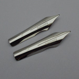 Set of 2 Kanwrite No.6 35mm Ultra Flex Medium (M) Fountain Pen Nibs - SSF