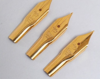 Set of 3 Vintage Ambitious SWAN No.4 Fountain Pen Nibs