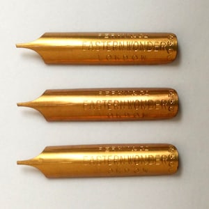 Vintage Perry & Co. EASTERN WONDER No.506 Dip Pen Nibs - Set of 3