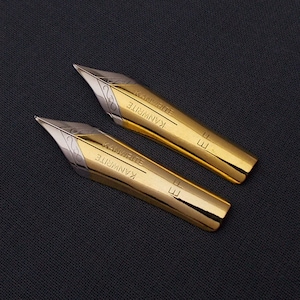 Set of 2 Kanwrite No.6 35mm  Flex Extra Fine (Flex EF) Fountain Pen Nibs - TTF