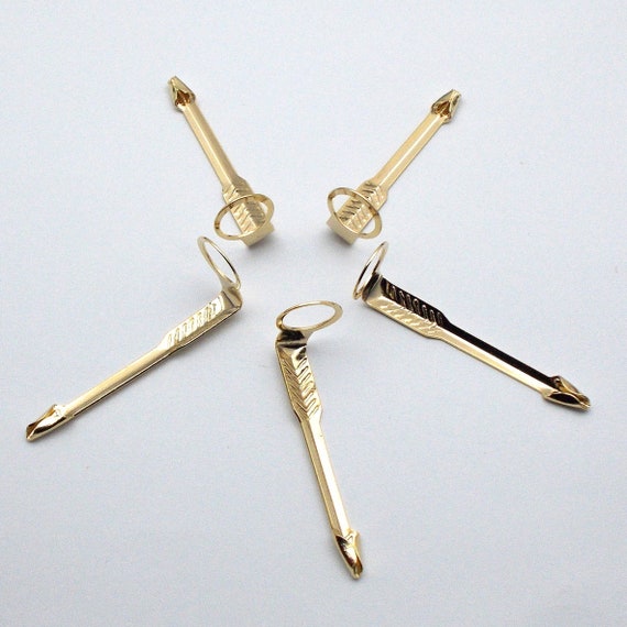 ウォーターマン 万年筆 金メッキクリップ 万年筆クリップ 5個セット - 矢印型、金メッキ - Etsy 日本