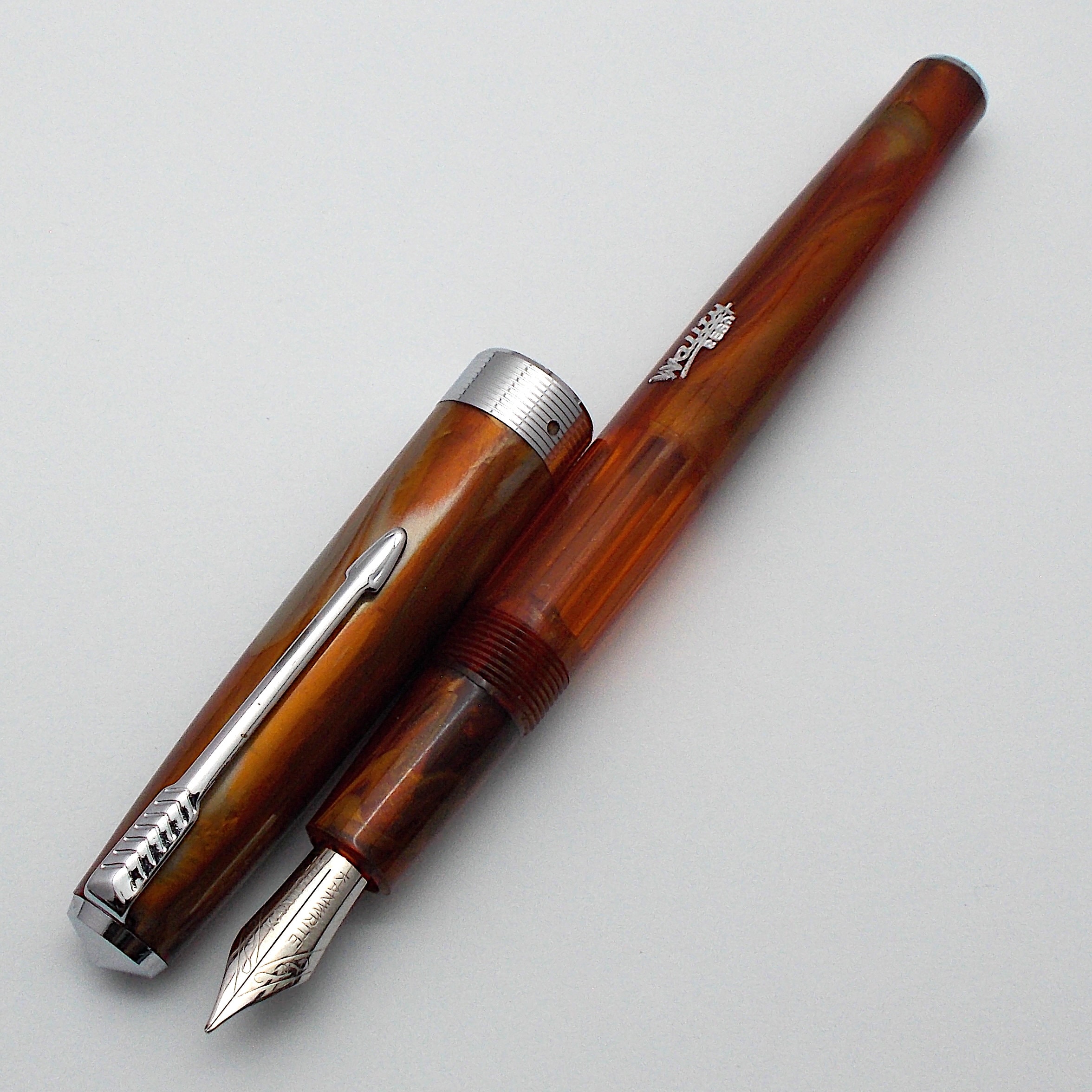 Wality/airmail 55 Eyedropper Fountain Pen With Kanwrite Semi Etsy