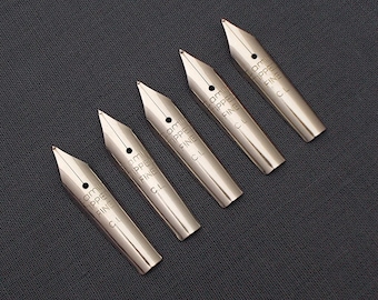 Conjunto de 5 Camlin No.4 Fountain Pen Nibs (NOS)