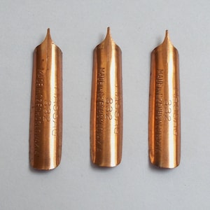 Vintage MASSAG No. 332 Dip Pen Nibs - Set of 3
