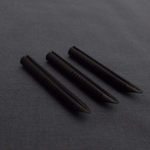 Set van 3 vervangende eboniet-feeds voor #5 vulpenpunten - sheaffer-type