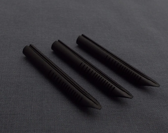 Set of 3 Replacement Ebonite Feeds for #5 Fountain Pen Nibs - Sheaffer Type