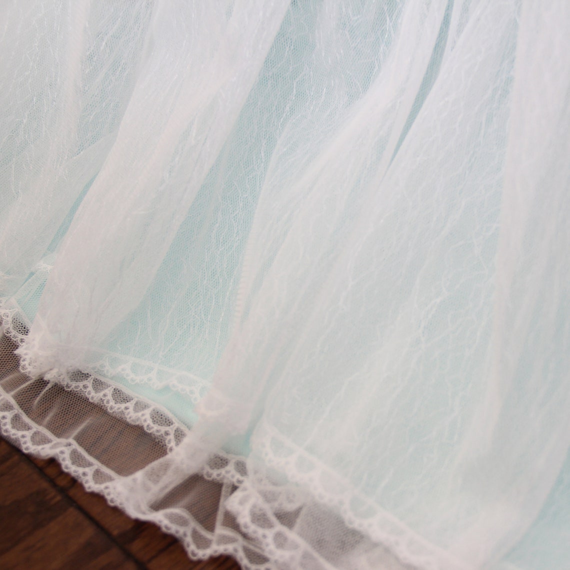 Luxury Shining Sheer Bed Skirt Split Corners Dust Ruffle Etsy