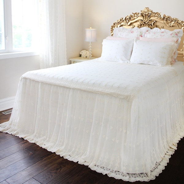 Lace Bedspread Etsy