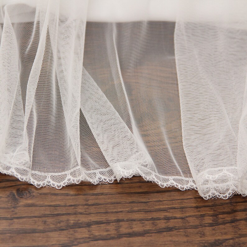 white lace overlay