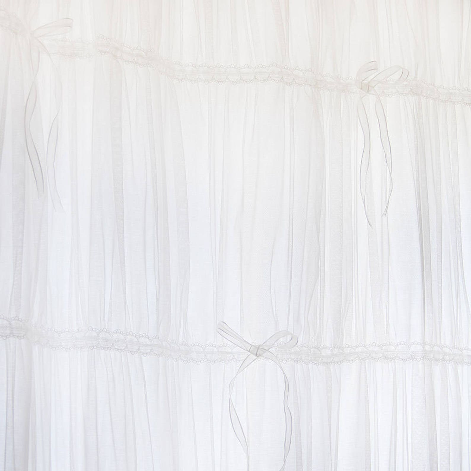 Luxury Ruching Ruffled Tulle Lace Overlay Romantic Shabby Etsy