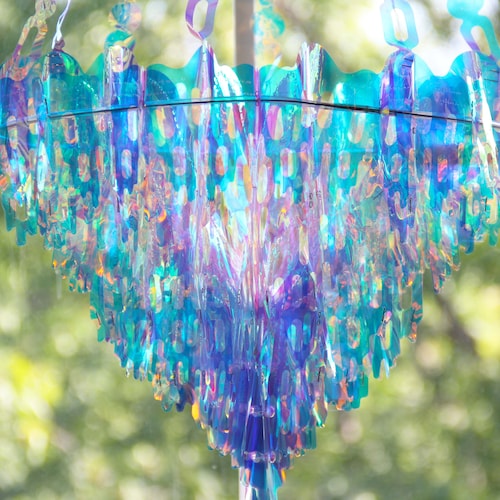 Iridescent Sun Catcher With Custom Name Etsy