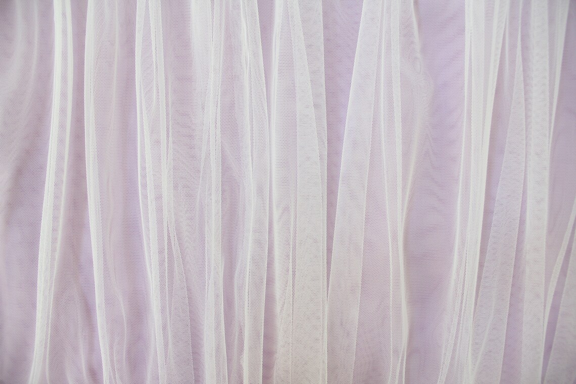 Luxury Sheer Bed Skirt Split Corners Dust Ruffle Etsy