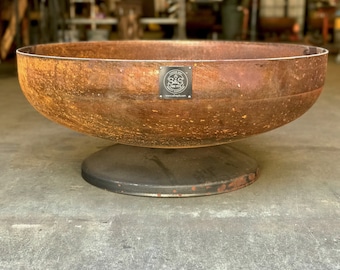 42” Elliptical Short Pit on Flanged Base Fire Pit