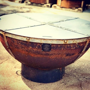 30&quot; Handcrafted Snuffer Cauldron Lid