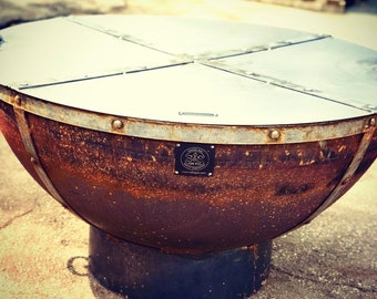 30" Handcrafted Snuffer Cauldron Lid