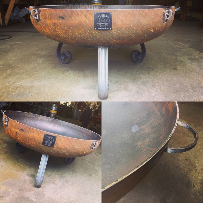36 Elliptical Decorative Fire Pit