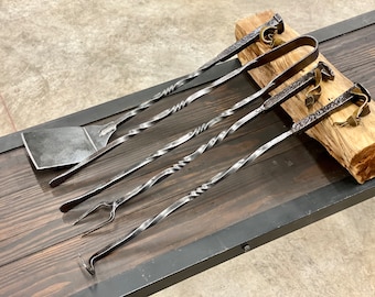 Hand Forged Cooking Tool Set