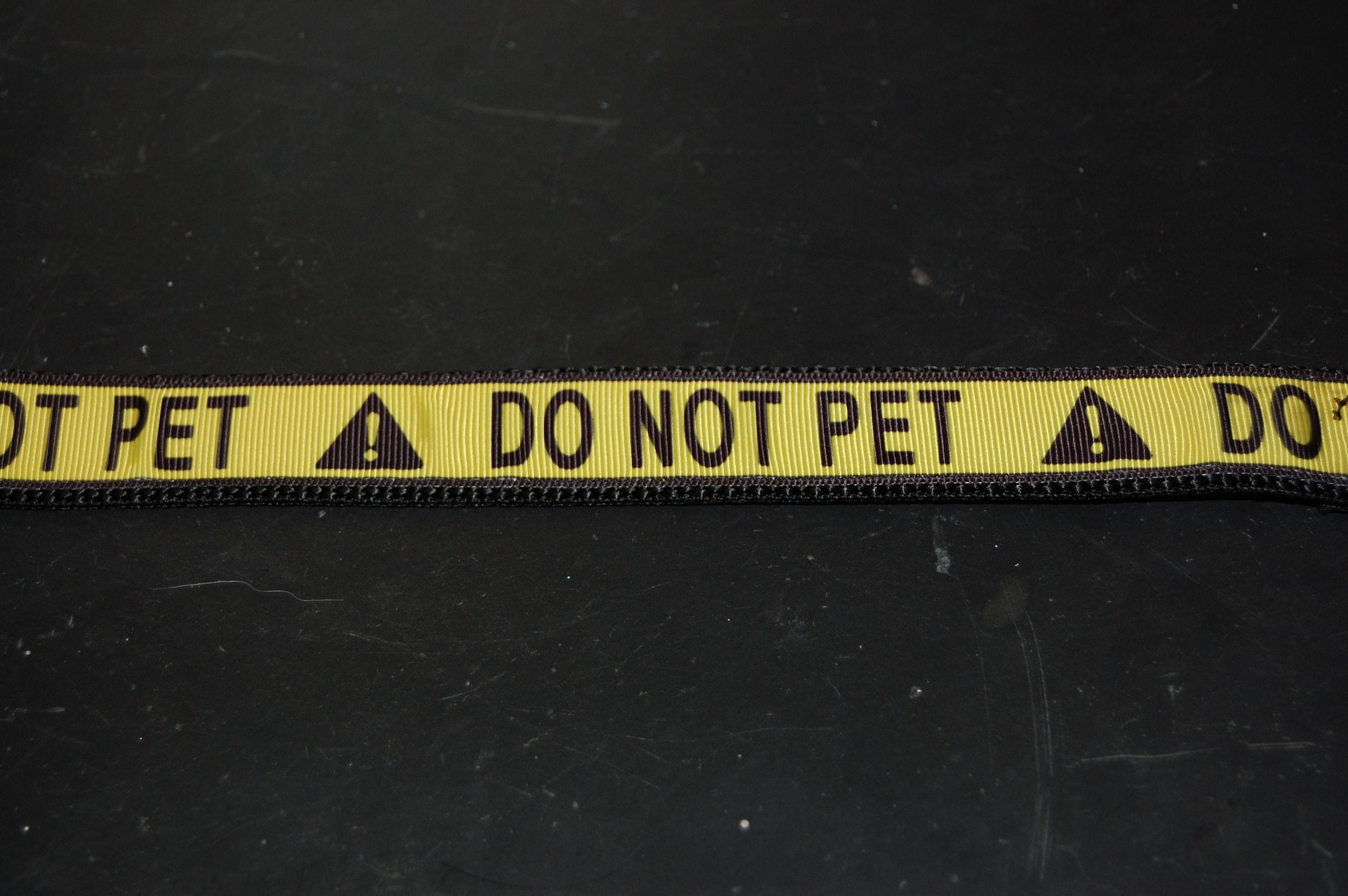 Do Not Pet Dog Collar Etsy