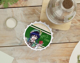 Venti Apple Cider Bottle Opener: Genshin Impact Magnet