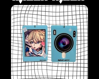 Honkai Star Rail Acrylic Keychain: March 7th Camera Photo Card Holder