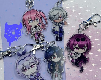 Honkai Star Rail Acrylic Keychain: Stellaron Hunters, Herta Space Station
