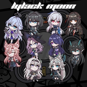 Honkai Star Rail Set 4 | Keychain | Keychains | Charms | Hoyoverse | Mihoyo | Acrylic Keychain