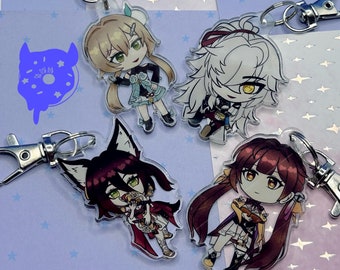 Honkai Star Rail Set 4| Keychain | Keychains | Charms | Hoyoverse | Mihoyo | Acrylic Keychain | Xianzhou Luofu