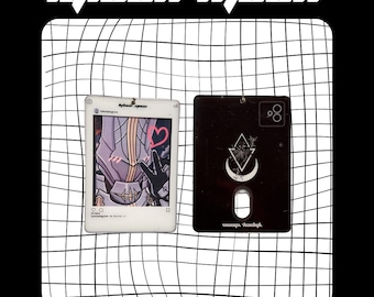 Phone Styled Acrylic Photocard Holder: Kpop Anime Photo Cards