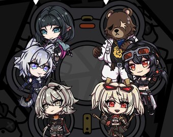 Zenless Zone Zero Set 3 | Keychain | Keychains | Charms | Hoyoverse | Mihoyo | Acrylic Keychain |