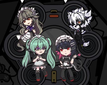 Zenless Zone Zero Set 2 | Keychain | Keychains | Charms | Hoyoverse | Mihoyo | Acrylic Keychain | Victoria Housekeeping