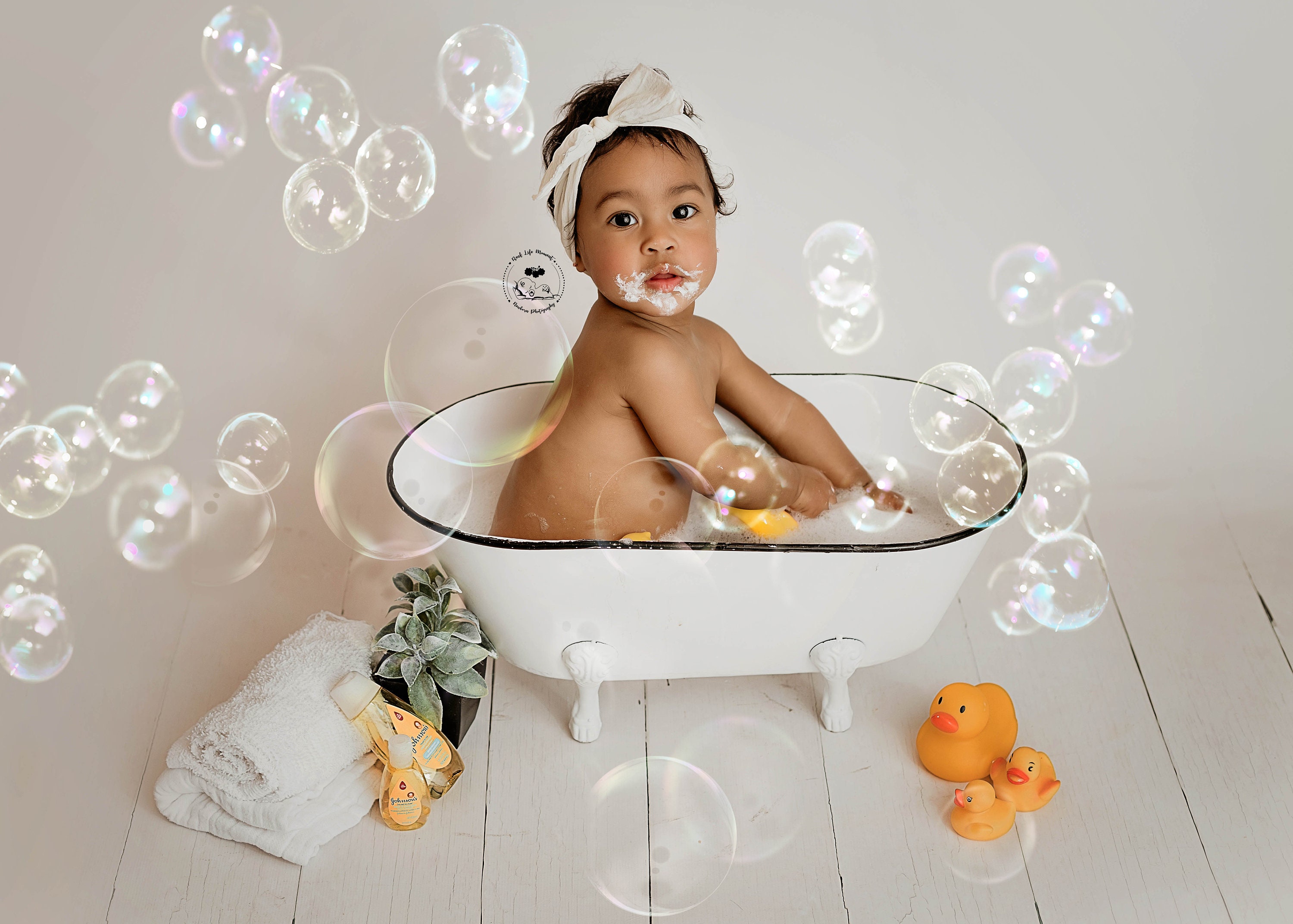 Photo Prop, Vintage Tub, Cake Smash Tub First Birthday Vintage Claw Foot Tub Etsy