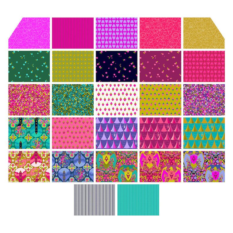 Alison Glass Road Trip Fabric Complete Collection One Yard Bundle