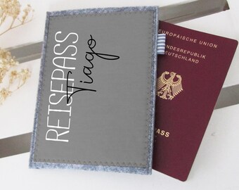 Reisepass-Hülle personalisiert -  GLÜCKSMARIECHEN
