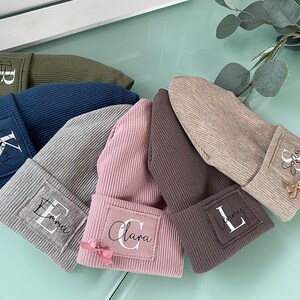 Hipster Beanie Loop Schal Ripp Jersey GLÜCKSMARIECHEN image 2