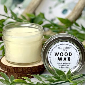 Wood Wax - Wood Conditioner, Cutting Board Wax, Board Balm, Butcher Block Wax