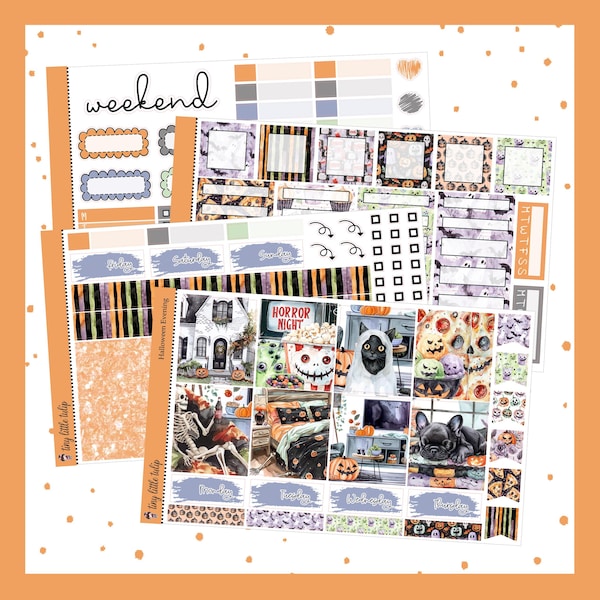 Hobonichi Cousin Weekly Kit Weekly Kit "Halloween Evening"