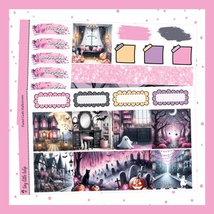 Pastel Goth Halloween-B6 Weekly Kit-Planner Stickers