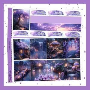 Mystic Fireflies-Standard Vertical Weekly Kit-Planner Stickers