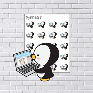 Planner Stickers Penguin Online Shopping