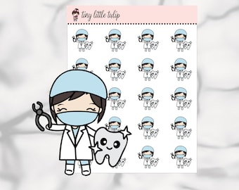 Planner Stickers Planner Girl Dentist