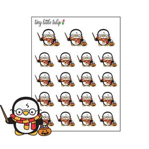 Planner Stickers Penguin &quot;Harry&quot;