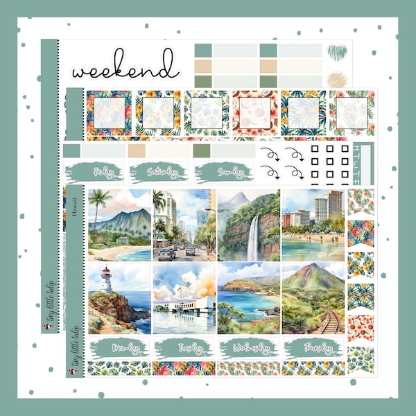 Hobonichi Cousin Weekly Kit Weekly Kit "Hawaii"