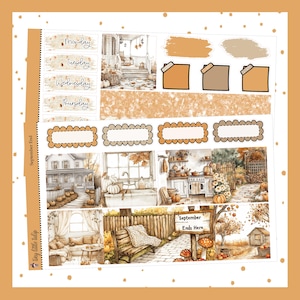 September End-B6 Weekly Kit-Planner Stickers