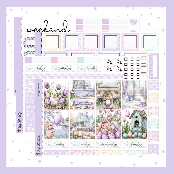 Hobonichi Cousin Weekly Kit Weekly Kit "Cottage Easter"