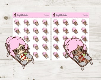 Trixie-Beach Chair-Planner Stickers-Planner Girl-Functional Stickers-Deco Stickers-T058