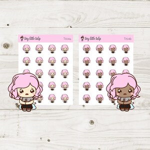 T024-Planner Stickers-Planner Girl-Functional Stickers-Deco Stickers-Trixie Crying/Sad